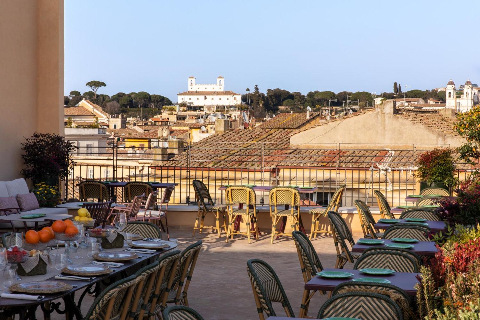 Hotel Adriano Rooftop Rom Exterior foto